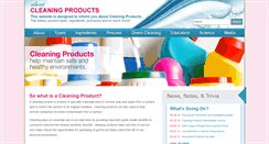 Desktop Screenshot of aboutcleaningproducts.com